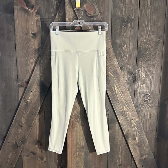 Athleta Salutation Stash 7/8 Sage Green Leggings - Picture 3 of 4